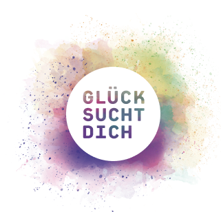 Logo der Ausstellung Glück sucht dich