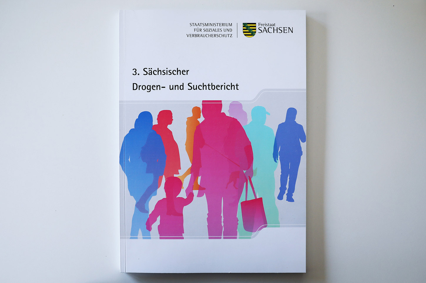 Titelbild des Dritten Sächsischen Drogen- und Suchtberichts